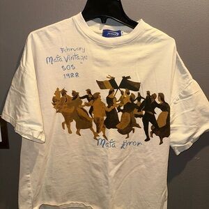 Cream Graphic Short Sleeve Tee